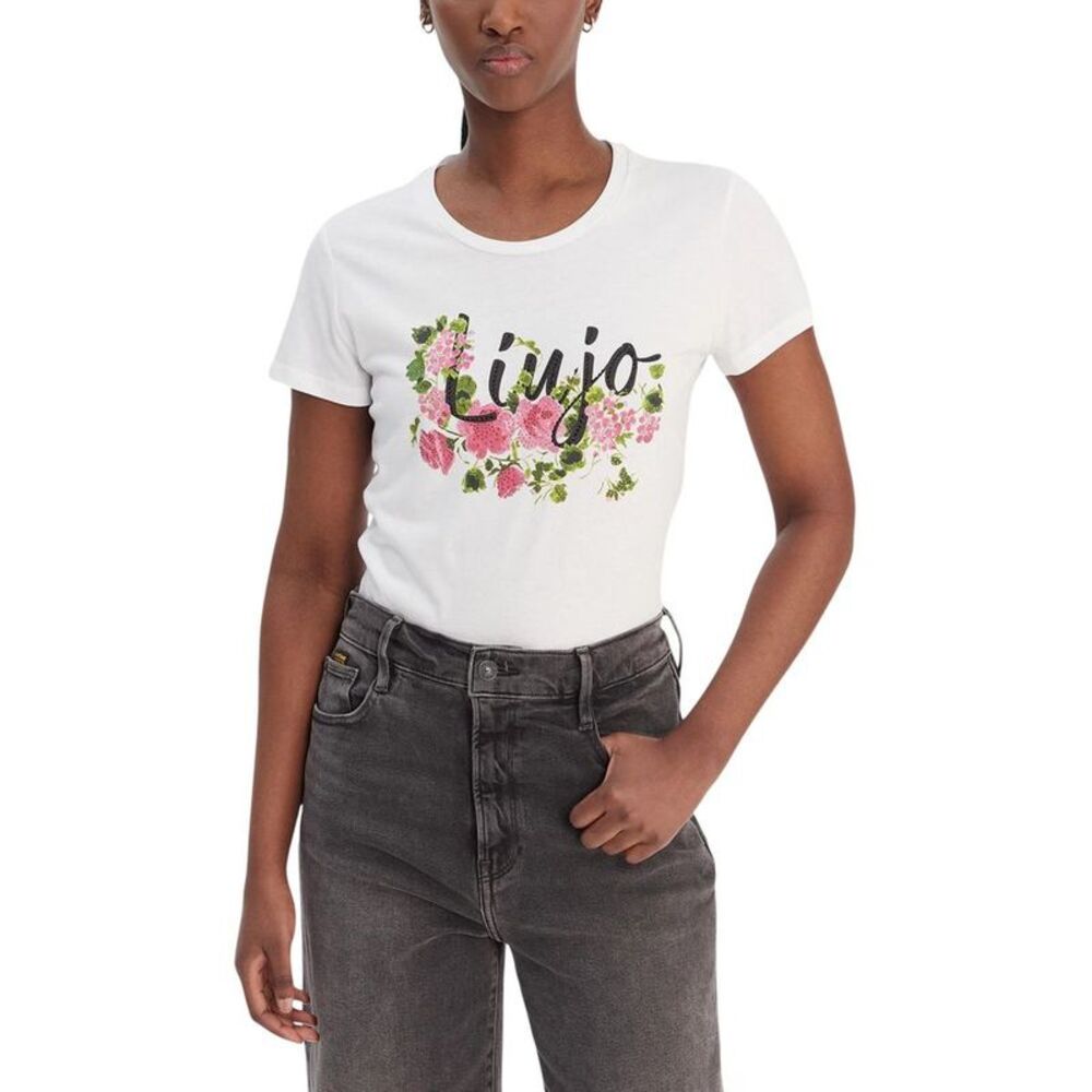 Liu Jo Cream Cotton Women's T-Shirt